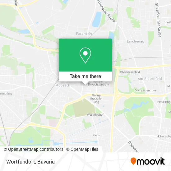 Карта Wortfundort