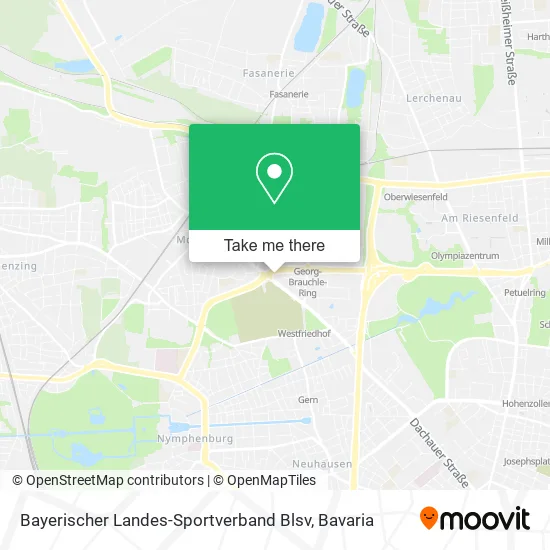 Карта Bayerischer Landes-Sportverband Blsv