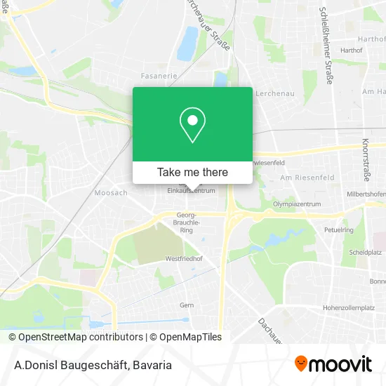 Карта A.Donisl Baugeschäft