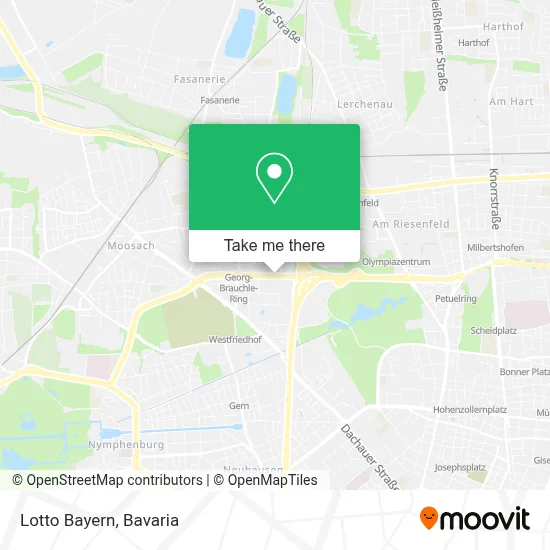 Lotto Bayern map