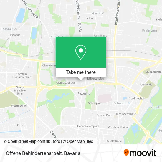 Карта Offene Behindertenarbeit