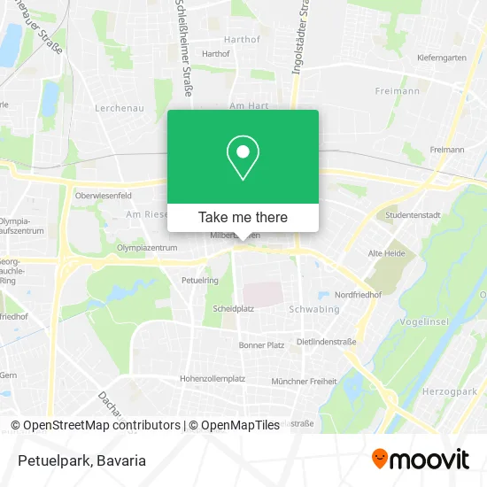 Карта Petuelpark