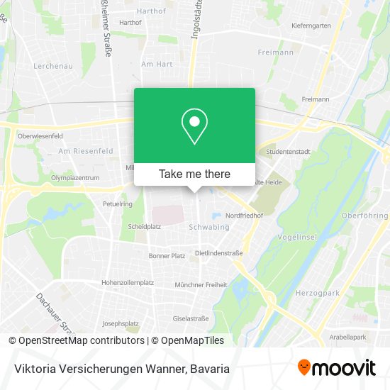 Viktoria Versicherungen Wanner map
