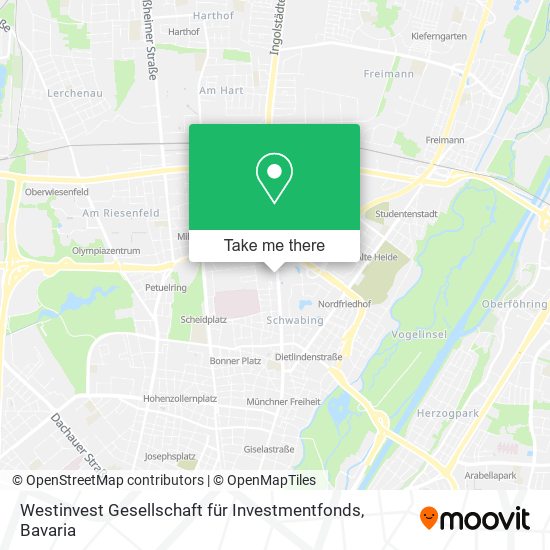 Westinvest Gesellschaft für Investmentfonds map