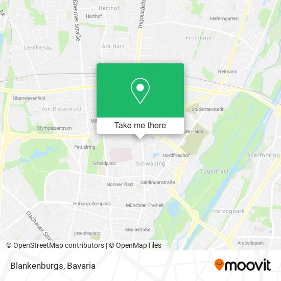 Карта Blankenburgs