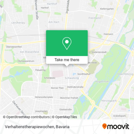 Verhaltenstherapiewochen map