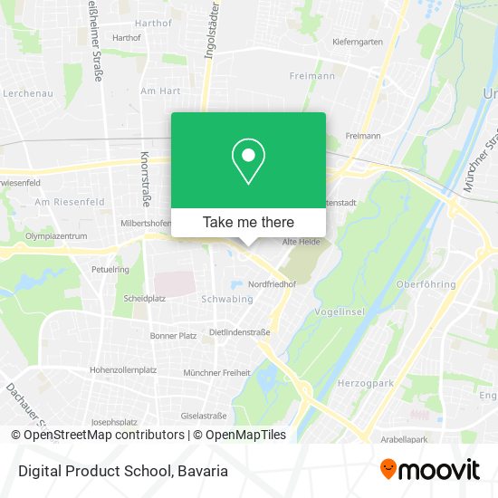 Digital Product School map