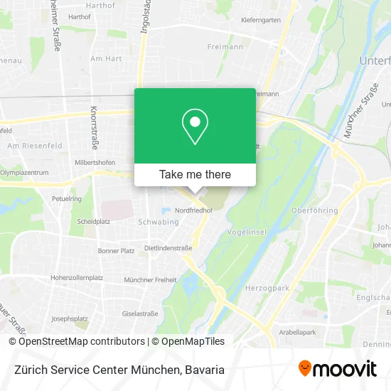 Карта Zürich Service Center München