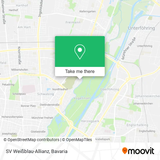 Карта SV Weißblau-Allianz