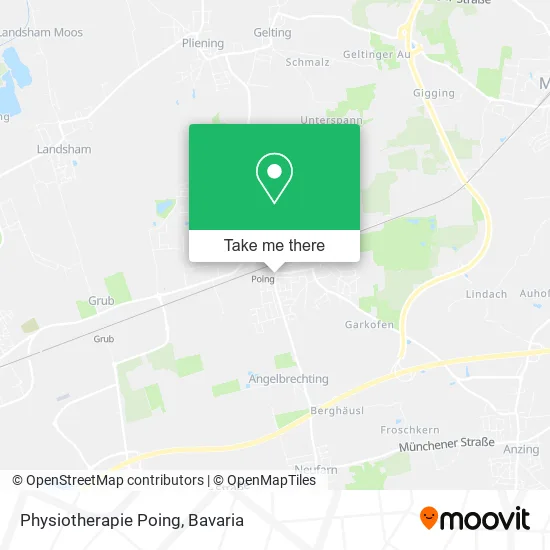 Карта Physiotherapie Poing