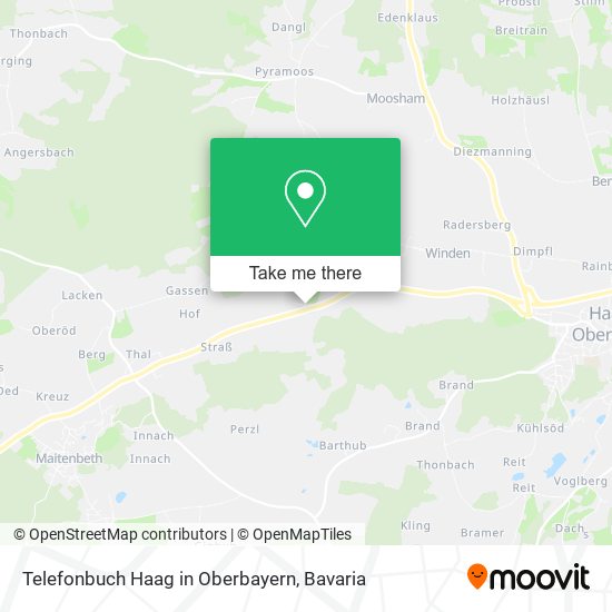 Карта Telefonbuch Haag in Oberbayern