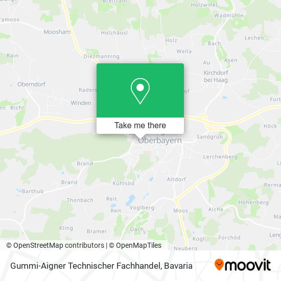 Gummi-Aigner Technischer Fachhandel map