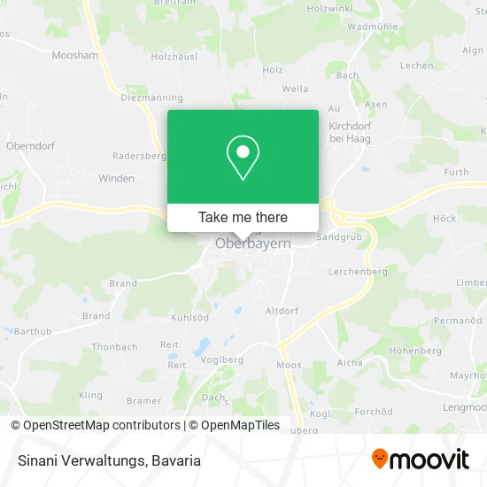 Карта Sinani Verwaltungs