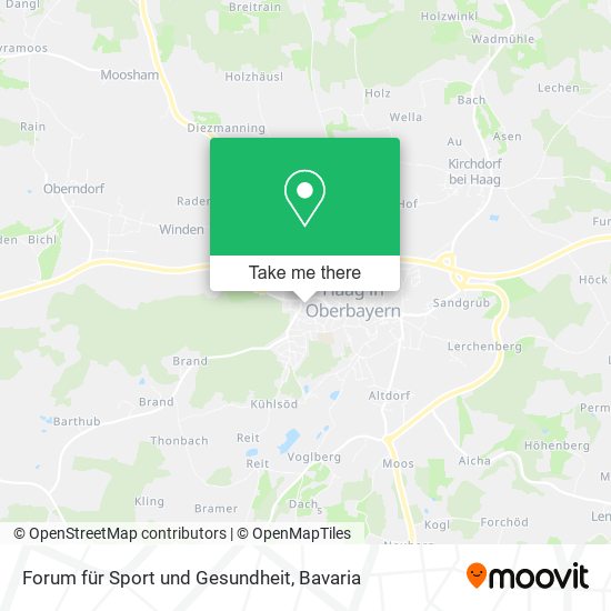 Forum für Sport und Gesundheit map