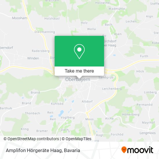 Amplifon Hörgeräte Haag map