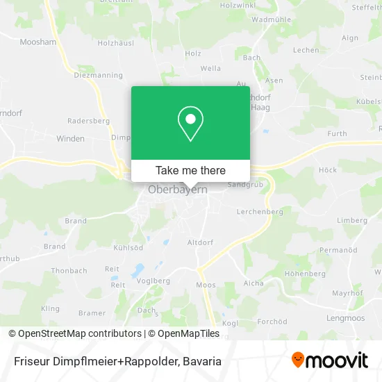 Карта Friseur Dimpflmeier+Rappolder