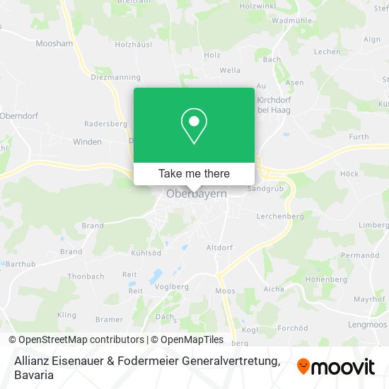 Allianz Eisenauer & Fodermeier Generalvertretung map