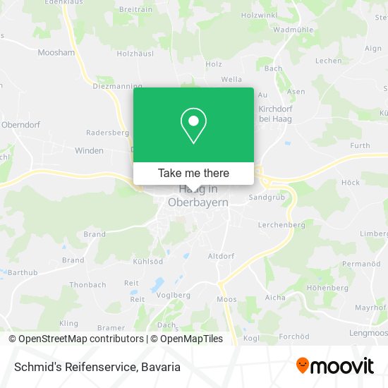 Schmid's Reifenservice map