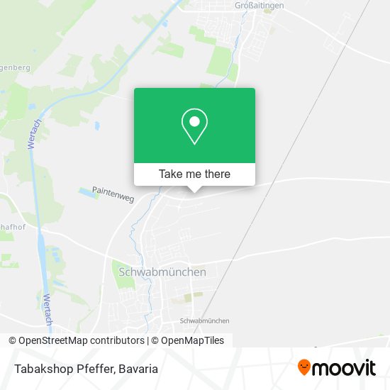 Tabakshop Pfeffer map