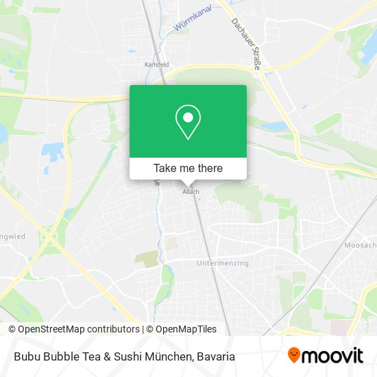 Bubu Bubble Tea & Sushi München map