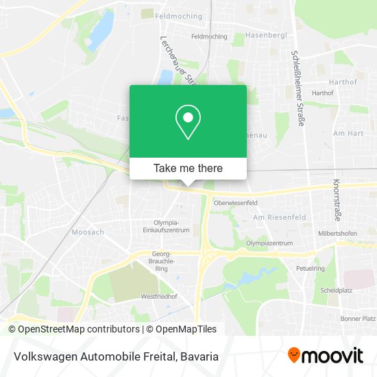 Карта Volkswagen Automobile Freital