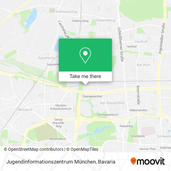 Карта Jugendinformationszentrum München