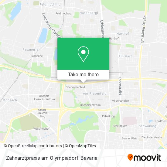 Zahnarztpraxis am Olympiadorf map