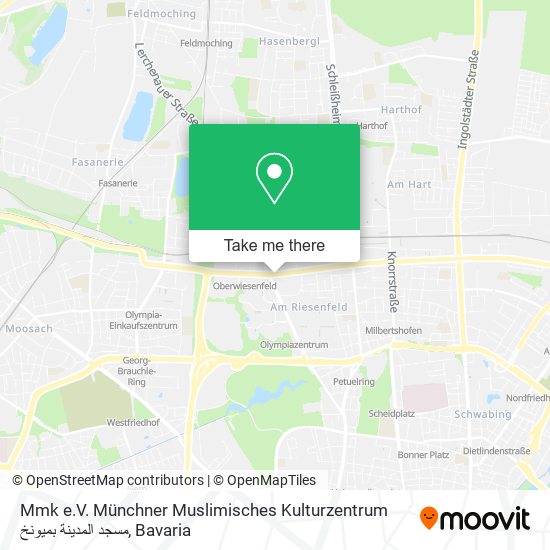 Mmk e.V. Münchner Muslimisches Kulturzentrum مسجد المدينة بميونخ map