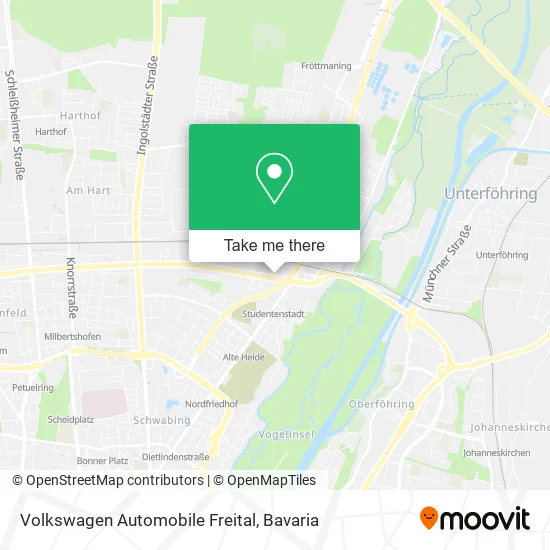 Карта Volkswagen Automobile Freital