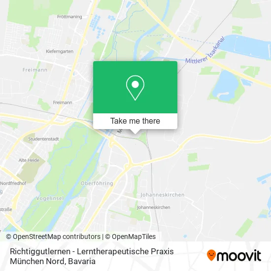 Карта Richtiggutlernen - Lerntherapeutische Praxis München Nord