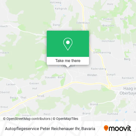 Карта Autopflegeservice Peter Reichenauer Ihr