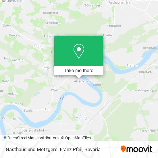 Gasthaus und Metzgerei Franz Pfeil map