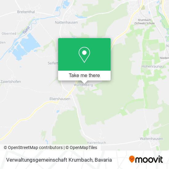 Verwaltungsgemeinschaft Krumbach map