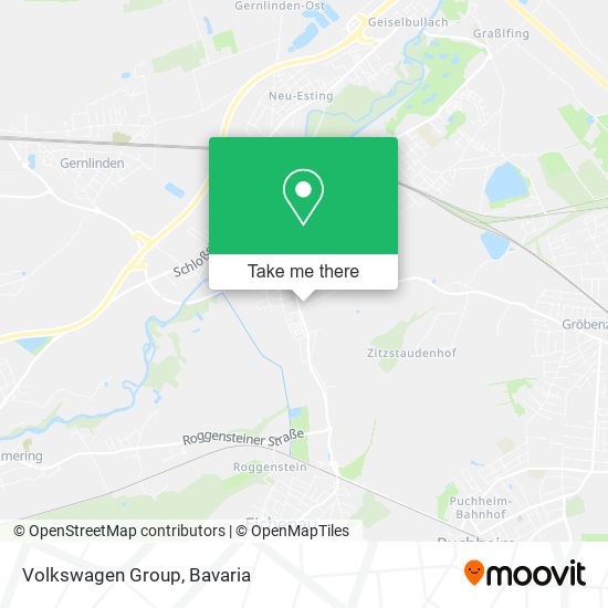 Volkswagen Group map