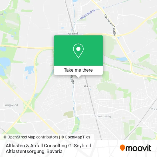 Карта Altlasten & Abfall Consulting G. Seybold Altlastentsorgung