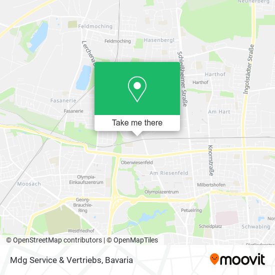 Mdg Service & Vertriebs map