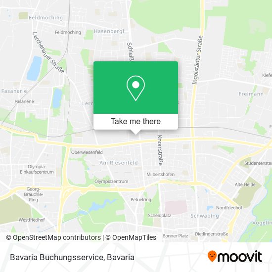Bavaria Buchungsservice map