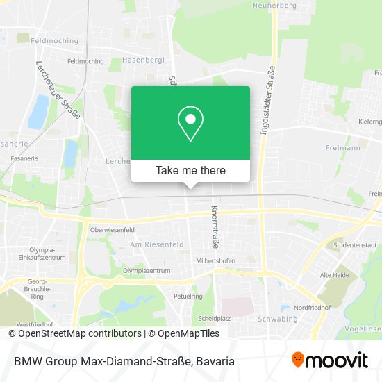 BMW Group Max-Diamand-Straße map