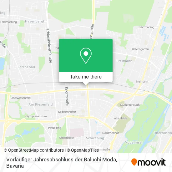 Карта Vorläufiger Jahresabschluss der Baluchi Moda