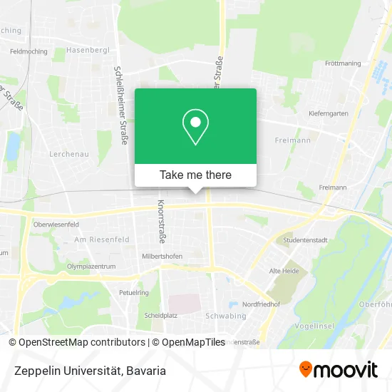 Карта Zeppelin Universität