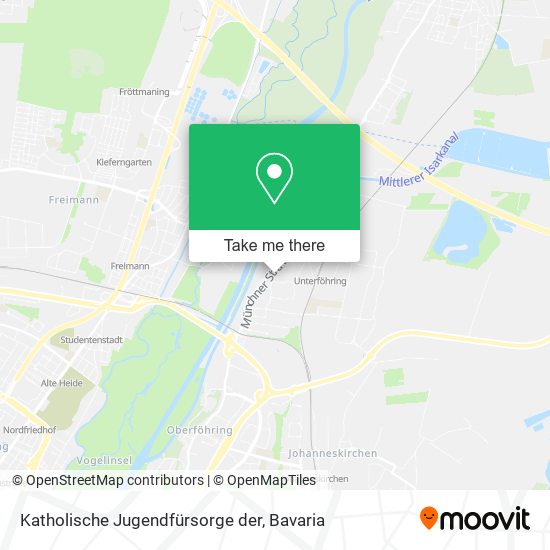 Katholische Jugendfürsorge der map