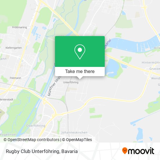 Rugby Club Unterföhring map