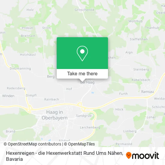 Карта Hexenreigen - die Hexenwerkstatt Rund Ums Nähen
