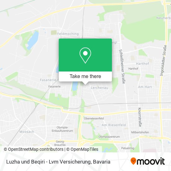 Luzha und Beqiri - Lvm Versicherung map