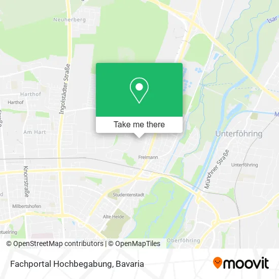 Карта Fachportal Hochbegabung
