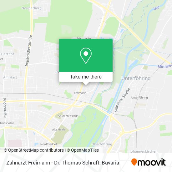 Карта Zahnarzt Freimann - Dr. Thomas Schraft