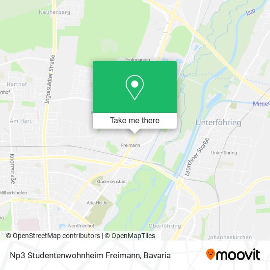 Np3 Studentenwohnheim Freimann map