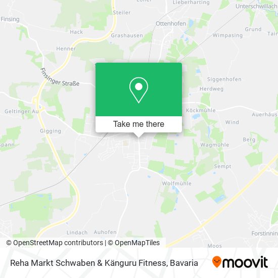 Карта Reha Markt Schwaben & Känguru Fitness