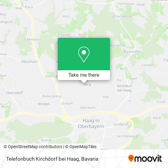 Telefonbuch Kirchdorf bei Haag map
