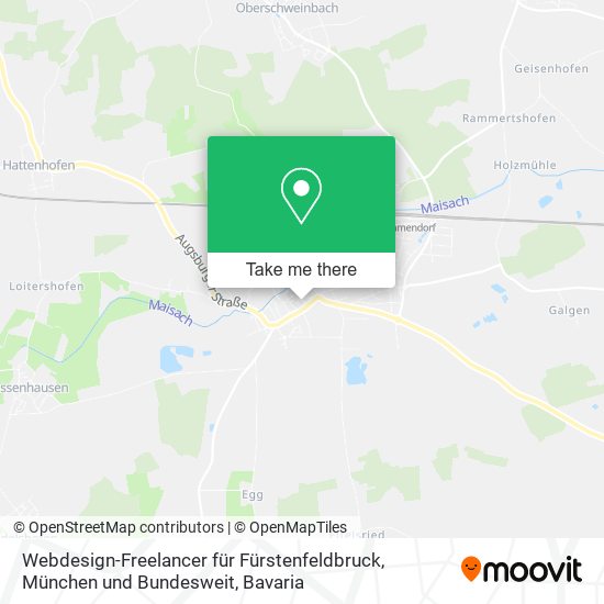 Webdesign-Freelancer für Fürstenfeldbruck, München und Bundesweit map